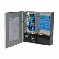 SMP5PMP16CB Altronix 16 Channel 4Amp 24VDC or 4Amp 12VDC Power Supply in UL Listed NEMA 1 Indoor 13” W x 13.5” H x 3.25” D Steel Electrical Enclosure