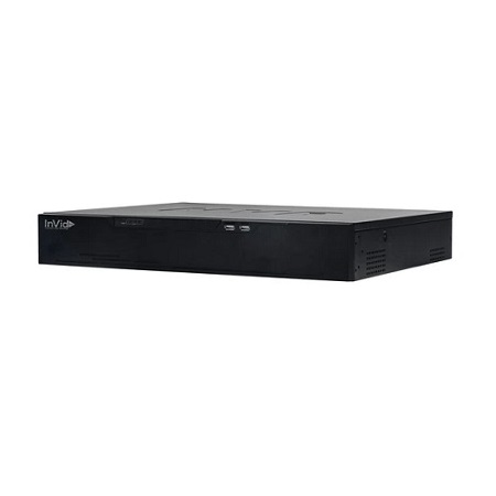 SN1A-32X16TF-8TB InVid Tech 32 Channel NVR 320Mbps Max Throughput - 8TB with 16 Plug and Play Ports