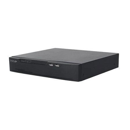 SN1A-8X8T/4TB InVid Tech 8 Channel NVR 80Mbps Max Throughput - 4TB with 8 Plug and Play Ports