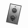 SP-18 GRI Single Gang Stainless Steel Plate Two Button
