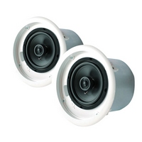 SP5NXCTUL Speco Technologies 5" UL Listed Metal Backcan Speakers w/ 70V Transformer, Bracket Included, Pair