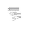 Vanco RCA Male Plug to Spade Lugs Cable
