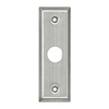 SS-199Q Seco-Larm Stainless-Steel Slimline Plate w/ 3/4" D-Hole