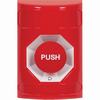 SS2001NT-EN STI Red No Cover Turn-to-Reset Stopper Station with No Text Label English