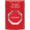 SS2002PX-EN STI Red No Cover Key-to-Reset (Illuminated) Stopper Station with PUSH TO EXIT Label English