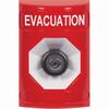 SS2003EV-EN STI Red No Cover Key-to-Activate Stopper Station with EVACUATION Label English