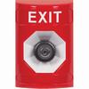 SS2003XT-EN STI Red No Cover Key-to-Activate Stopper Station with EXIT Label English
