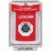 SS2043LD-EN STI Red Indoor/Outdoor Flush w/ Horn Key-to-Activate Stopper Station with LOCKDOWN Label English