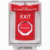 SS2045XT-EN STI Red Indoor/Outdoor Flush w/ Horn Momentary (Illuminated) Stopper Station with EXIT Label English