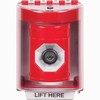 SS2073NT-EN STI Red Indoor/Outdoor Surface Key-to-Activate Stopper Station with No Text Label English
