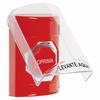 SS20A2NT-ES STI Red Indoor Only Flush or Surface w/ Horn Key-to-Reset (Illuminated) Stopper Station with No Text Label Spanish