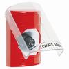 SS20A3NT-ES STI Red Indoor Only Flush or Surface w/ Horn Key-to-Activate Stopper Station with No Text Label Spanish