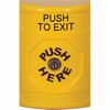 SS2200PX-EN STI Yellow No Cover Key-to-Reset Stopper Station with PUSH TO EXIT Label English