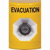 SS2203EV-EN STI Yellow No Cover Key-to-Activate Stopper Station with EVACUATION Label English