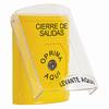 SS2220LD-ES STI Yellow Indoor Only Flush or Surface Key-to-Reset Stopper Station with LOCKDOWN Label Spanish
