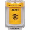 SS2230AB-EN STI Yellow Indoor/Outdoor Flush Key-to-Reset Stopper Station with ABORT Label English