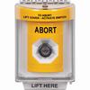 SS2233AB-EN STI Yellow Indoor/Outdoor Flush Key-to-Activate Stopper Station with ABORT Label English