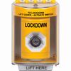 Show product details for SS2273LD-EN STI Yellow Indoor/Outdoor Surface Key-to-Activate Stopper Station with LOCKDOWN Label English