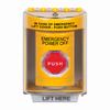 SS2282PO-EN STI Yellow Indoor/Outdoor Surface w/ Horn Key-to-Reset (Illuminated) Stopper Station with EMERGENCY POWER OFF Label English