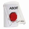 SS2322AB-EN STI White Indoor Only Flush or Surface Key-to-Reset (Illuminated) Stopper Station with ABORT Label English