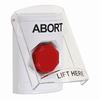 SS2329AB-EN STI White Indoor Only Flush or Surface Turn-to-Reset (Illuminated) Stopper Station with ABORT Label English