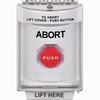 SS2335AB-EN STI White Indoor/Outdoor Flush Momentary (Illuminated) Stopper Station with ABORT Label English