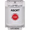 SS2341AB-EN STI White Indoor/Outdoor Flush w/ Horn Turn-to-Reset Stopper Station with ABORT Label English