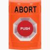 SS2504AB-EN STI Orange No Cover Momentary Stopper Station with ABORT Label English