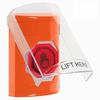 SS25A6NT-EN STI Orange Indoor Only Flush or Surface w/ Horn Momentary (Illuminated) with Red Lens Stopper Station with No Text Label English