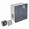 Show product details for EP181611-T3 STI Polycarbonate Enclosure with NEMA 3R Filter Fan w/Filter Vent 18 x 16 x 11 Tinted - Non-Returnable