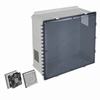 EP242410-T3 STI Polycarbonate Enclosure with NEMA 3R Filter Fan w/ Filter Vent 24 x 24 x 10 Tinted - Non-Returnable