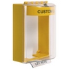 STI-13210CY STI Universal Stopper Dome Cover Surface Mount and Hood - Custom Label - Yellow - Non-Returnable