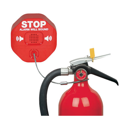 STI-6200R STI Fire Extinguisher Theft Stopper with 12 Volt Remote Powered Horn