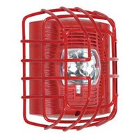 STI-9705-R STI Strobe Wire Guard - Flush Mount - Red - 7.40" H x 6.15" W x 3.39" D