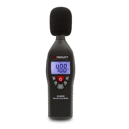 SLM400-NIST Triplett SLM400 Sound Level Meter with Certificate of Traceability to N.I.S.T