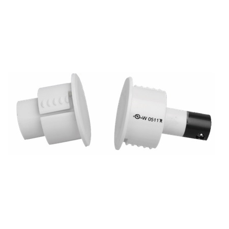 TANE-3/4CTC-WH-10 Tane Alarm .97 Diameter SPDT Loop Terminal Connect Recessed Magnetic Contact 1.25" Gap - Pack of 10 - White