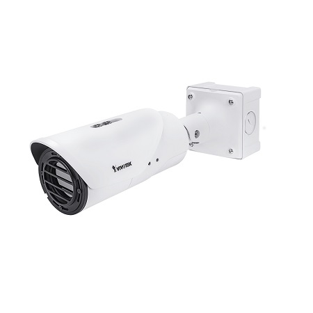 TB9330-E-19MM Vivotek 19mm 30FPS @ 384 x 256 Outdoor Uncooled Thermal IP Security Camera 12VDC/24VAC/PoE