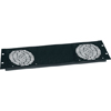 TFP2 Middle Atlantic Fan Panel for 2 Fans, Black Textured Finish