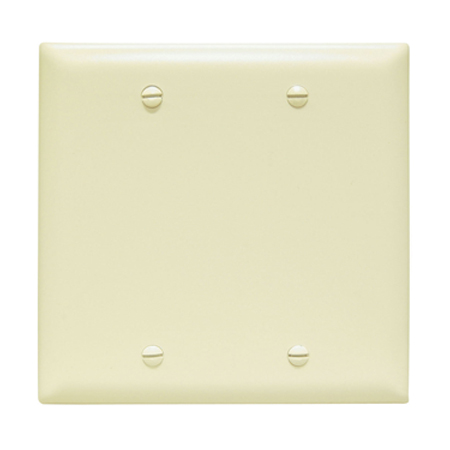 TP23I-20 Legrand On-Q Blank Plates Box Mounted Two Gang Ivory - 20 Pack