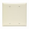 TP23LA-20 Legrand On-Q Blank Plates Box Mounted Two Gang Light Almond - 20 Pack