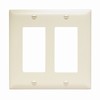 TP262LA-20 Legrand On-Q Decorator Openings Two Gang Light Almond - 20 Pack