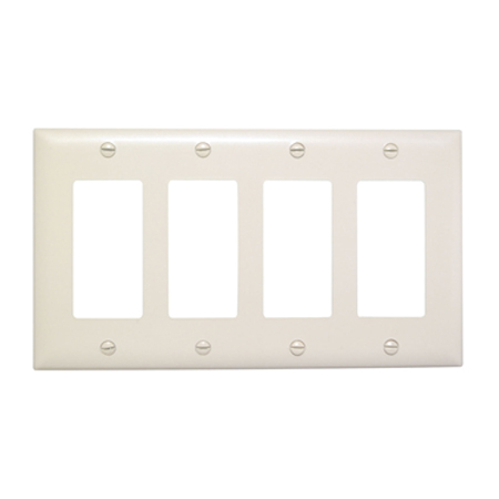 TP264-10 Legrand On-Q Decorator Openings Four Gang Brown - 10 Pack