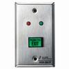 TS-6LNS Alarm Controls UL 5/8" x 7/8" Green Illuminated Push Button DPDT 3A Continuous Contacts Red & Green LEDs "PUSH TO EXIT" Single Gang