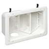 Arlington Plastic Recessed TV BOX with Angled Openings