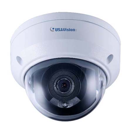UA-D40002F UVS Line 2.8mm 20FPS @ 4MP Outdoor IR Day/Night DWDR Vandal Dome IP Security Camera 12VDC/PoE