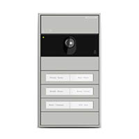 UMV6S Comelit Ultra AV 6 Push Button Entrance Panel Kit