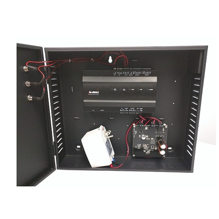 US-INBIO-160-BUN ZKAccess IP-Based Biometric Access Control Panel 1-Door 2-Way Controller in Metal Cabinet with Power Supply