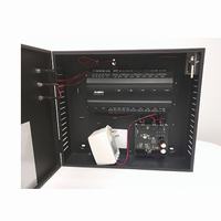 US-INBIO-460-BUN ZKAccess IP-Based Biometric Access Control Panel 4-Door 2-Way Controller in Metal Cabinet with Power Supply