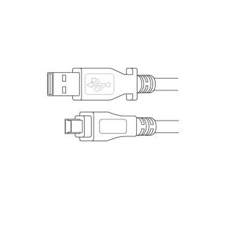 USBSONY Vanco Cable USB-A/Mini USB 5P 6 ft