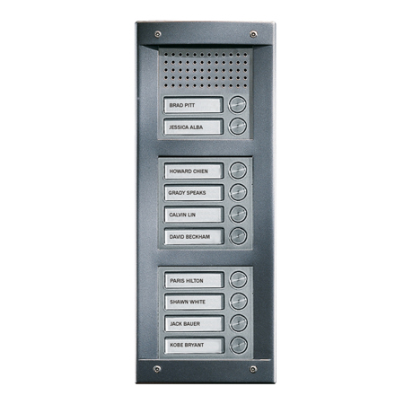 VA10S Comelit EZ-Pack Audio Entry Panel Kit 10 button - Vandalcom Series